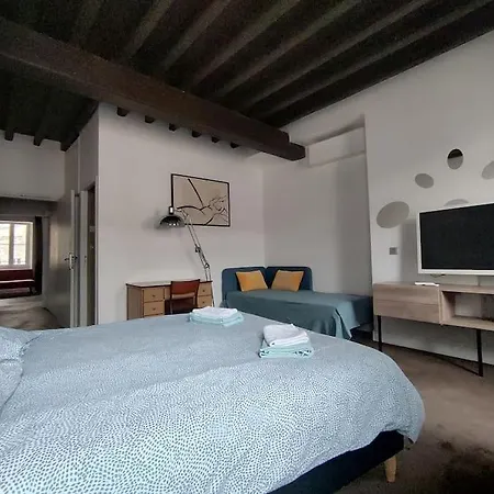 公寓 3 Personnes Quartier Chartrons Avec Climatisation 波尔多