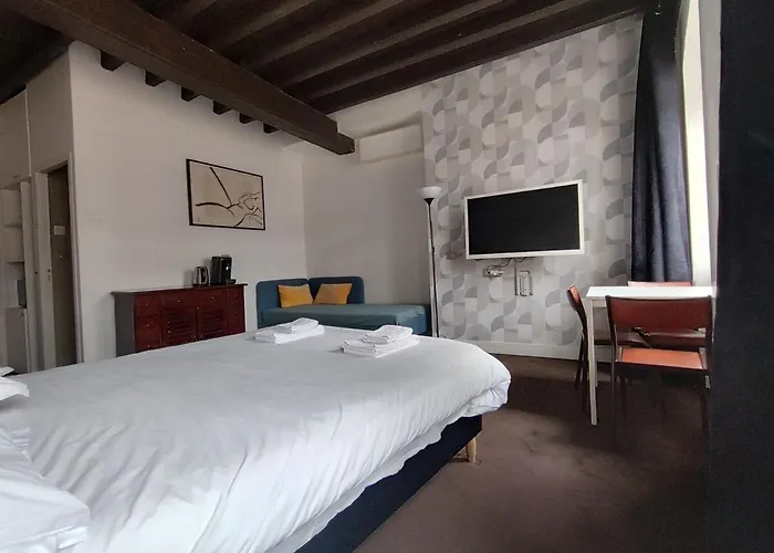 3 Personnes Quartier Chartrons Avec Climatisation Апартаменты Бордо